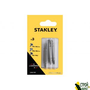 Набор насадок отверточных двусторонних STANLEY PH1-SL5 PH2-SL6 PZ1-PZ2 48 мм 3 шт