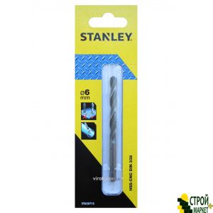 Сверло по металлу STANLEY 6 мм