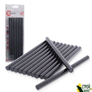 A set of black glue sticks 11.2mm * 200mm, 12 pcs. RT-1023 Intertool