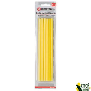 Set of yellow glue sticks 7.4mm * 200mm, 12pcs. RT-1051 Intertool