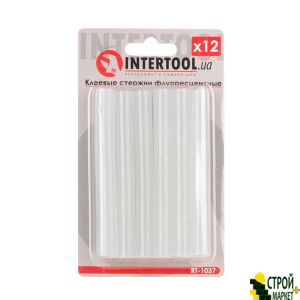 A set of fluorescent glue sticks 11.2 mm * 100 mm, 12 pcs RT-1037 Intertool