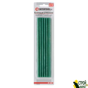 Set of green glue sticks 7.4mm * 200mm, 12pcs. RT-1059 Intertool