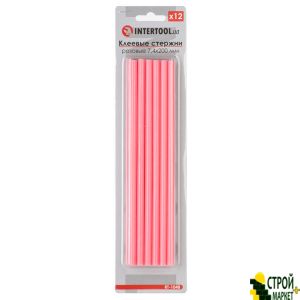 Set of pink glue sticks 7.4mm * 200mm, 12pcs. RT-1048 Intertool