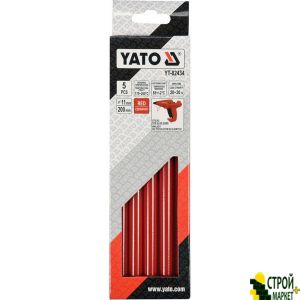 Glue sticks 11,2x200 mm 5pcs RED YT-82434 Yato