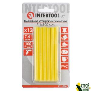 Set of yellow glue sticks 7.4mm * 100mm, 12pcs. RT-1050 Intertool