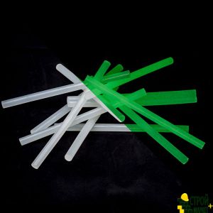 A set of fluorescent glue sticks 11.2 mm * 200 mm, 12 pcs RT-1038 Intertool