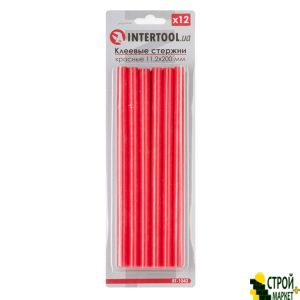 Set of red glue sticks 11.2mm * 200mm, 12pcs. RT-1042 Intertool