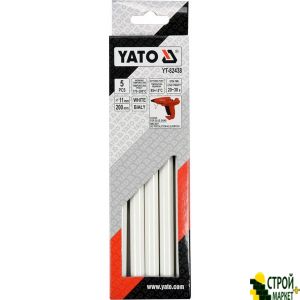 Клеевые стержни 11,2x200 мм 5 PCS БЕЛЫЙ YT-82438 Yato