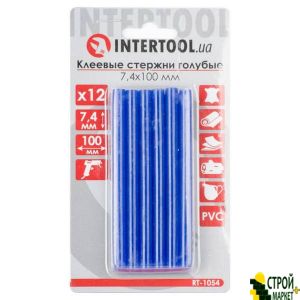 Set of blue glue sticks 7.4mm * 100mm, 12pcs. RT-1054 Intertool