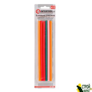 A set of colored glue sticks 7.4mm * 200mm, 12pcs RT-1032 Intertool