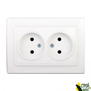 Double outlet without grounding thermoplastic Enzo EH-2110P ElectroHouse