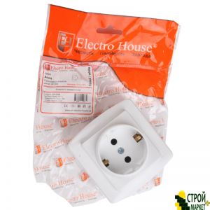 Розетка із заземленням Acura 16A IP22 ElectroHouse