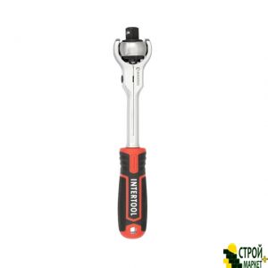 Рукоятка с храповым механизмом поворотная, 72 зуба 1/2", Cr-V STORM ET-8009 Intertool