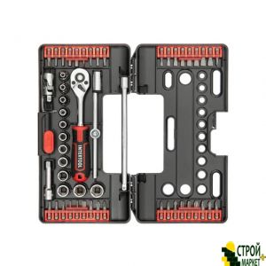 Набор отверточных насадок и головок с трещеткой 57 ед, STORM VT-3657 Intertool