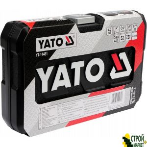 Tool kit with short and long heads 42 units. Yato YT-14481