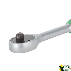 Handle with ratchet tooth 72 3/8, Cr-v. HT-2125 Intertool