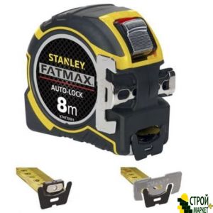 Рулетка 8м х 32мм FATMAX AUTOLOCK съемный крючок Stanley