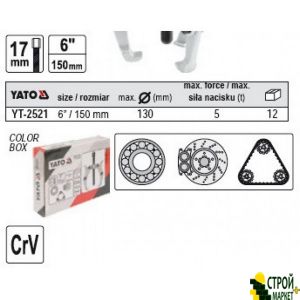 Trohzahvatny puller bearings 150 mm YT-2521 Yato