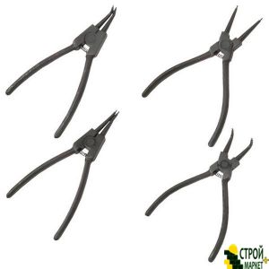 Set of 4 pcs pliers for removing and installing the locking rings 150mm HT-7001 Intertool