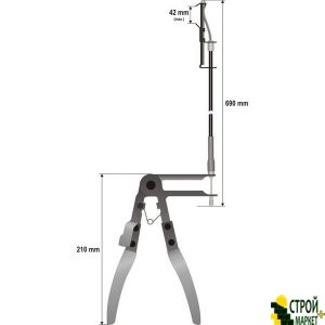 Flexible hose clamps 942 mm YT-0677 Yato