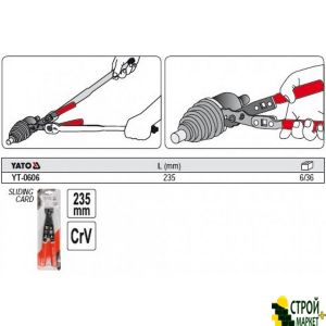 Stirrups crimper housing hinge fastening YT-0606 Yato