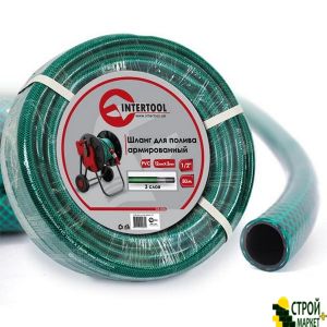 Шланг для поливу 3- х шаровий 1/2, 50м, армований PVC GE-4026 Intertool