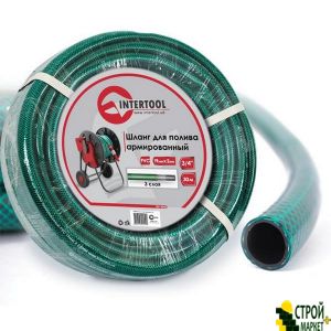 Irrigation hose 3-ply 3/4, 30m, reinforced PVC GE-4045 Intertool