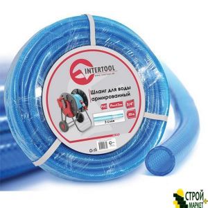 Шланг для води 3-х шаровий 3/4, 50м, армований PVC GE-4076 Intertool