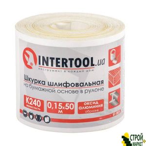 Abrasive paper based K240, 115mm * 50m. BT-0825 Intertool