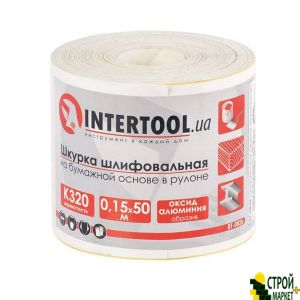 Шлифовальная шкурка на бумажной основе К320, 115мм*50м. BT-0826 Intertool