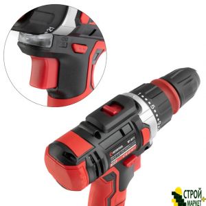 Drill Rechargeable Li-Ion 18 V, 25 Nm, 0-400 / 0-1500 / min, 2x2.0 Ah 1 hour fast charge, a removable chuck WT-0317 Intertool