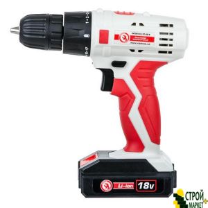 Drills accumulator 18V, 1 battery, Li-ion, 1.3Ach, 17 Nm, 0-700 • min of the DT-0315 Intertool