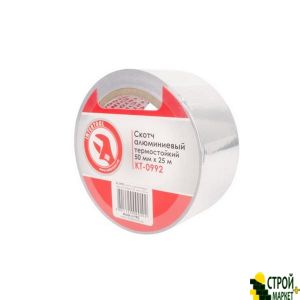 Adhesive, heat resistant aluminum 50 mm * 25 m. KT-0992 Intertool