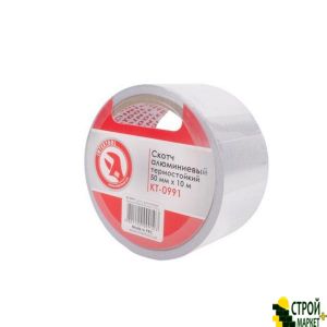 Adhesive, heat resistant aluminum 50 mm * 10 m. KT-0991 Intertool