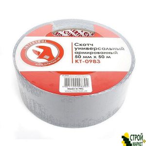 Adhesive tape reinforced universal 50 mm * 50 m. KT-0983 Intertool