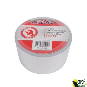 Adhesive, heat resistant aluminum 50 mm * 10 m. KT-0991 Intertool