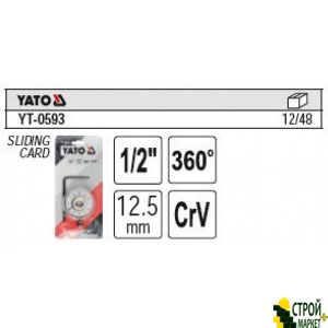 Protractor to tighten the bolts 1/2 YT-0593 Yato