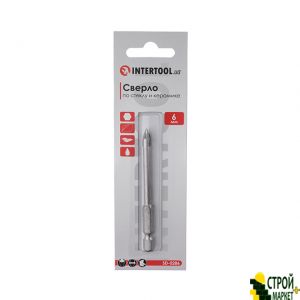 Сверло по стеклу и керамике 6мм HEX 1/4''(6.35mm) SD-0286 Intertool