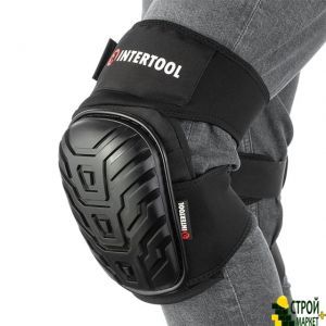 Protective knee pads, slip pads made of PVC, fabric 600D, gel pads, neoprene belts  SP-0054 Intertool