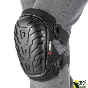 Protective knee pads, slip pads made of PVC, fabric 600D, gel pads, neoprene belts SP-0053 Intertool