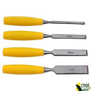 A set of chisels 4 pieces, 6; 12; 18; 24mm HT-3501 Intertool