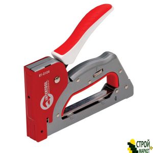 Mechanical Staple gun 3 in 1, under the bracket 11.3 * 0.70 * 6-14 mm nail 14mm, 14mm stud. RT-steel body 0104 Intertool