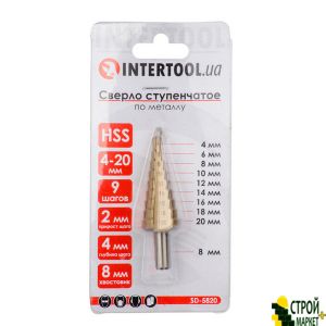 Step drill for metal 4-20 mm SD-5820 Intertool