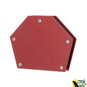 Magnetic holder for welding trapezoid, 30 °, 45 °, 60 °, 75 °, 90 °, 135 °, 22 kg, 115 × 90 × 17 mm MW-0002 Intertool