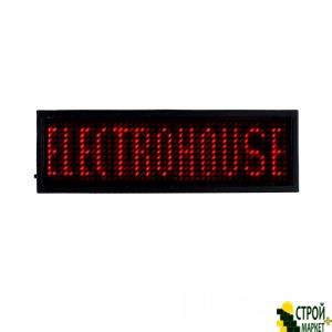 Electronic Led badge, red ElectroHouse