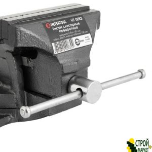 Тиски слесарные поворотные 150мм, 9,6кг HT-0083 Intertool