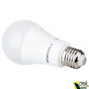 LED lamp LED A60, E27, 15W, 150-300V, 4000K, 30000ch, 3years warranty. LL-0017 Intertool