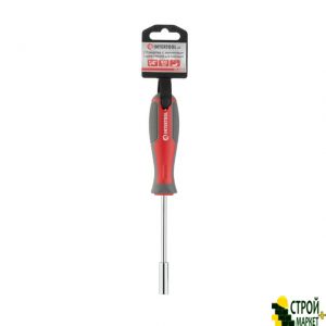 Screwdriver with a magnetic holder for nozzles 1/4 100 mm, Cr-V VT-3300 Intertool