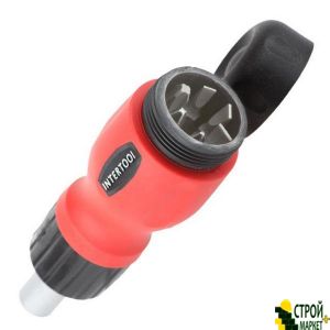 Screwdriver with a set of reversion 6ed nozzles. VT-1009 Intertool