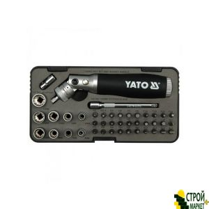 Отвертка-Набор бит и головок с трещоткой 42 шт YT-2806 Yato